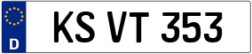 Truck License Plate